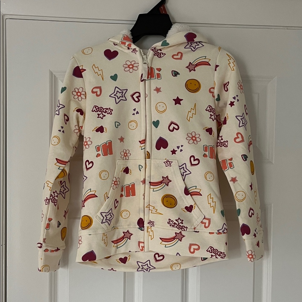 NEW Kids Full-Zip Hoodie with Pockets, size 7-8, Medium